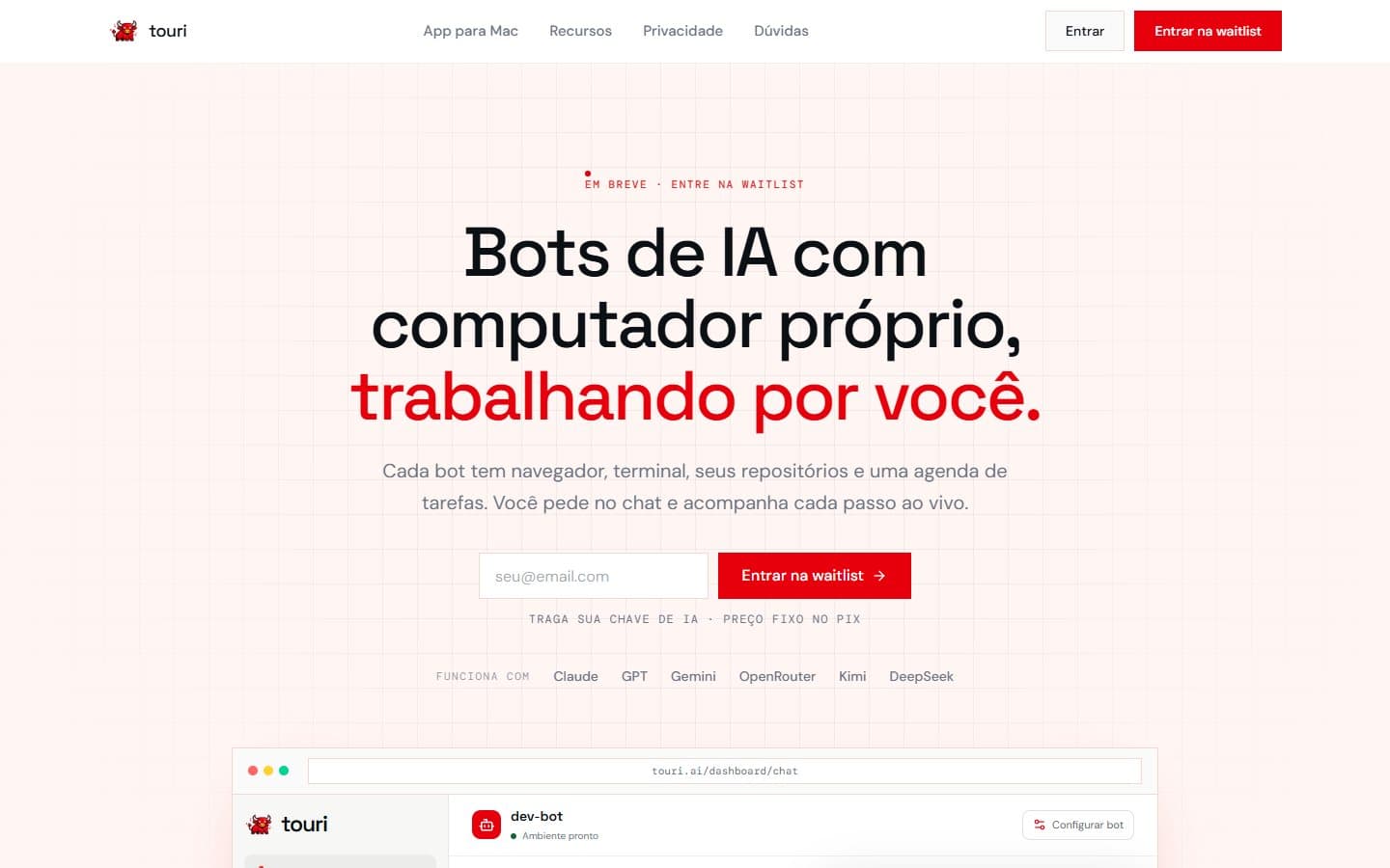 Tela do touri